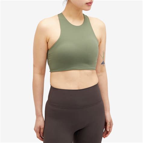 Adanola Ultimate Branded Mesh Back Bra Khaki | END. (GB)