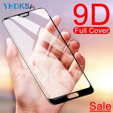 9D полное покрытие из закаленного стекла для huawei Nova 5 5i 5T 4 4E 3 ...