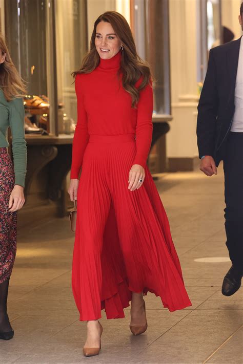 Kate Middleton Red Dresses