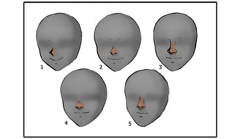 Realistic Male Nose Reference Watch the step by step video