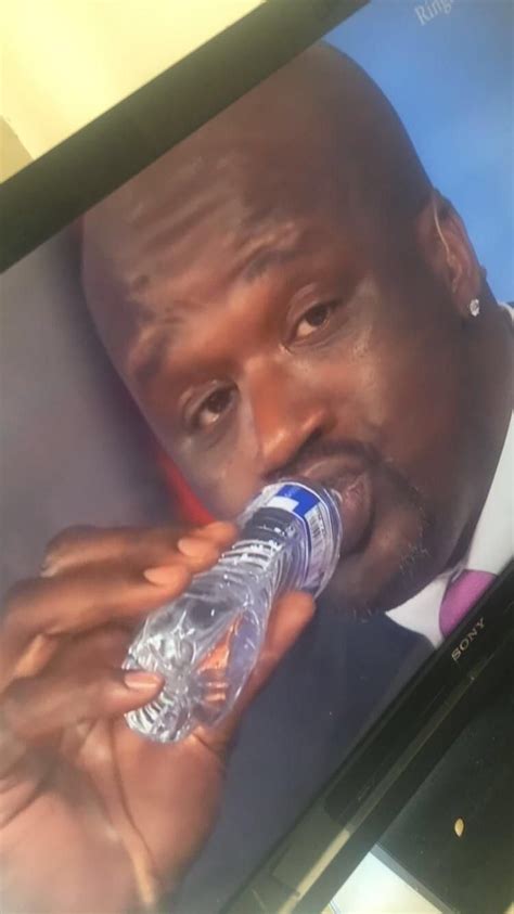 Shaq And Water Bottle