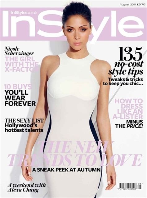 Nicole Scherzinger Cover of InStyle Magazine August 2011 - MyThirtySpot