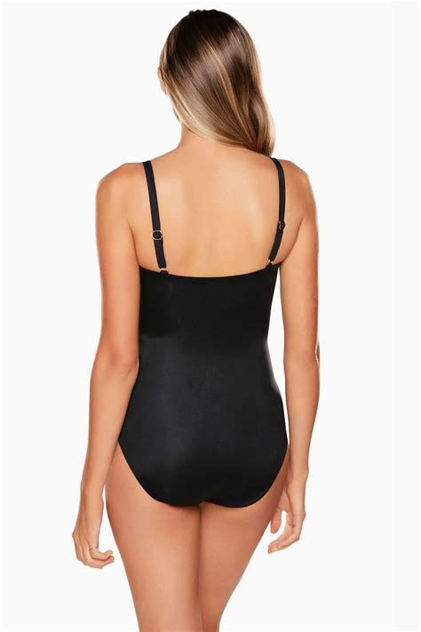 Miraclesuit Network Mystique One Piece Swimsuit - Black (Style: 6530075