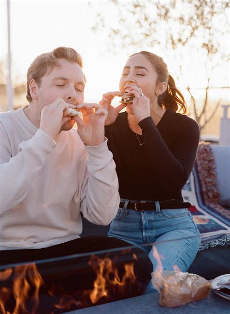 Venice Canals + Rooftop S'mores Engagement Session | Lauren + Matt