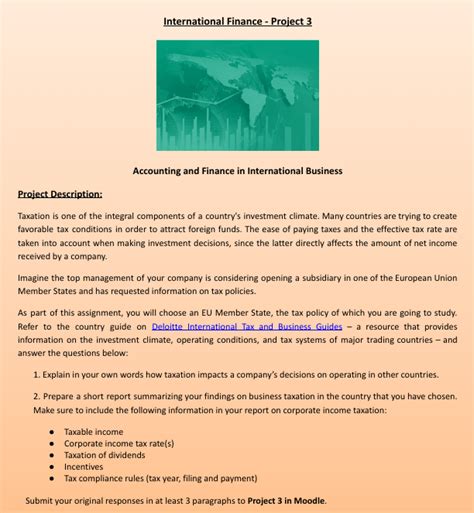solved international finance project  accounting  cheggcom