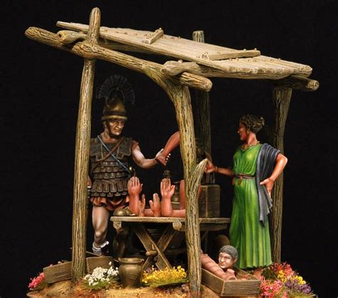 Ex Voto, Etruscan Market, V c BC. by Philippe · Putty&Paint