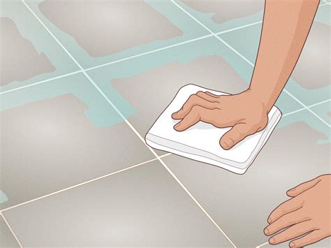 how to clean grout in between tiles