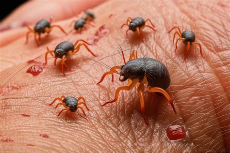 tiny black mites  humans mite bites