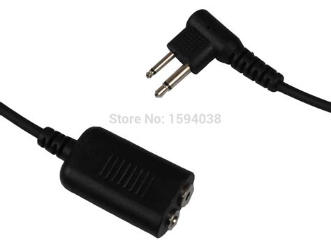 Купить 2m 2 pin удлинительный кабель для радио наушник динамик микрофон ...