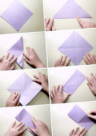Origami virág hajtogatási utasítások 7 ötlet az egyszerű papírvirágokhoz