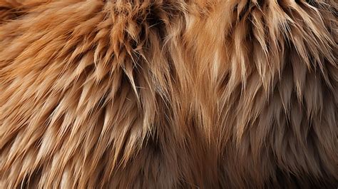 premium photo bear fur animal fur texture closeup intricate details
