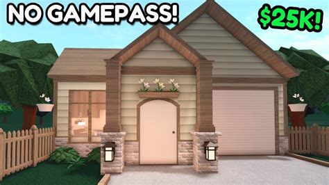 Cottagecore 25k NO GAMEPASS Bloxburg House Build: 1 Story Tutorial ...