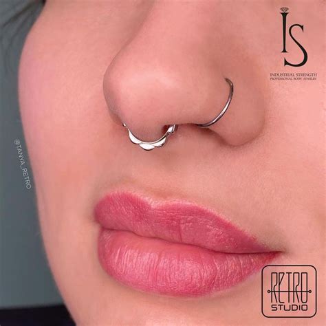 #industrialstrength #safepiercing #piercing #nosepiercing #septum # ...
