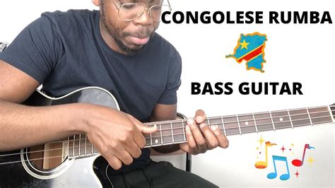 african bass guitar tuto congolese rumba song libala  rene lokua