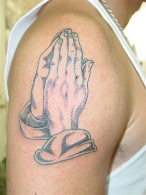 hands of prayer tattoo 5