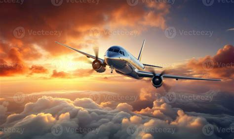 Airplane in sky background 26707161 Stock Photo at Vecteezy