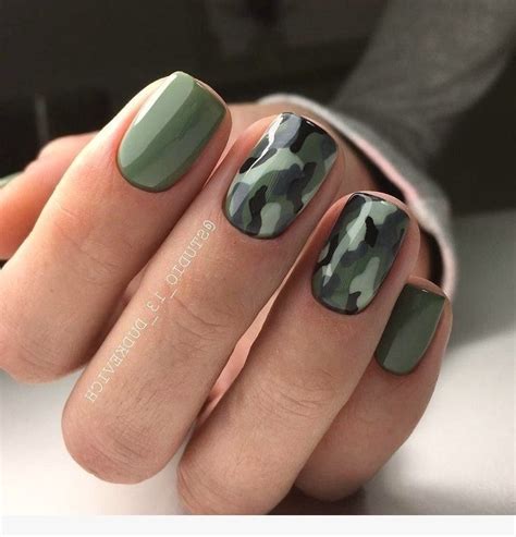Маникюр Камуфляж С Рисунком — Richnail.ru