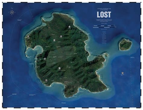 I made a map of The Island from Lost : r/lost