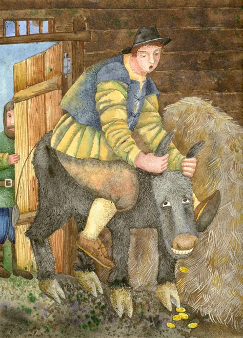 Иллюстрация "Старые английские сказки" в стиле книжная