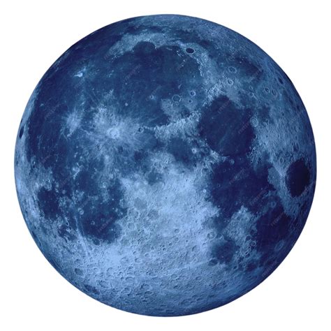 Elementos de lua azul cheia desta imagem fornecida pela nasa png fundo