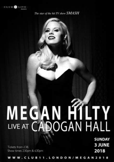 Broadway and TV Star Megan Hilty Reschedules London Concerts for June