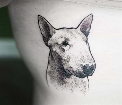 Bulterier Tattoo by Pavla Poppy
