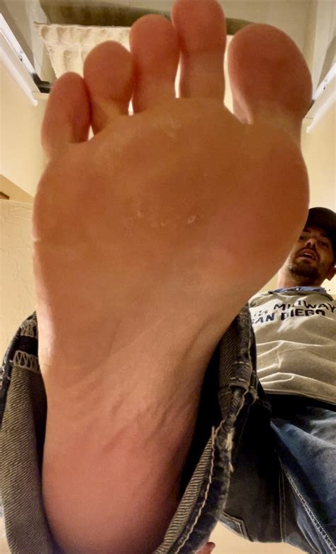 Just pulled off my socks. Bet you wouldn’t mind smelling this foot