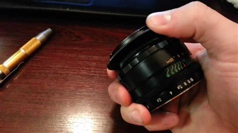 объектив Гелиос 44-2 с переходным кольцом для Canon EOS - YouTube