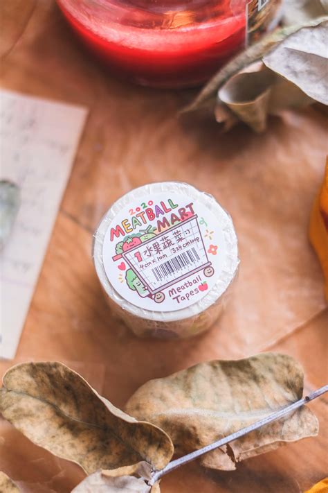 Meatball Mart - Meatball washi paper tape 4cm