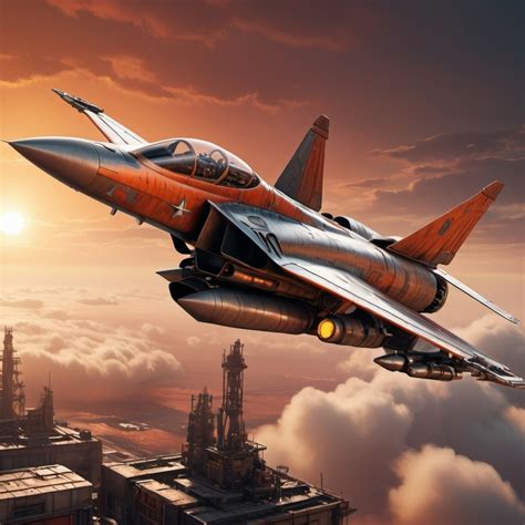 Dieselpunk fighter jet