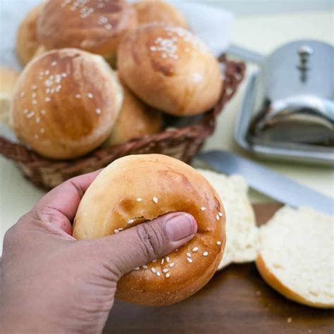 Hand Burger Bun Recipe | Deporecipe.co