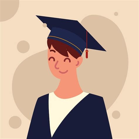 Студент-выпускник | Премиум векторы