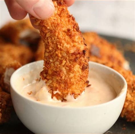 Crispy din piept de pui cu sos - Magazinul Hoinar