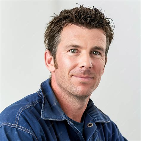 Happy confident mature latin business man standing in office hall