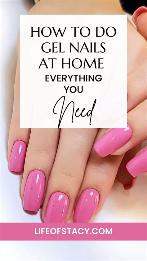 How to Do Your Own Gel Nails at Home | Gel nails at home, Diy gel