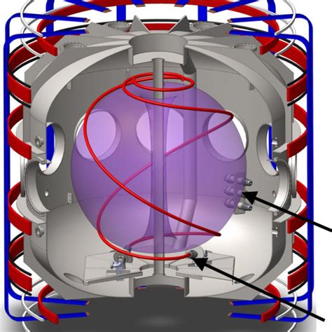 schematic   plasma thruster modeled   paper  chamber