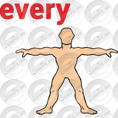 Everybody Picture for Classroom / Therapy Use - Great Everybody Clipart
