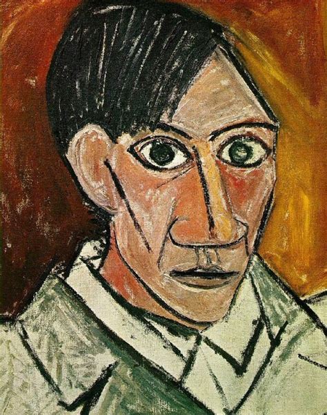 1907 Autoportrait — Pablo Picasso (1881-1973) Period of creation: 1889-1907