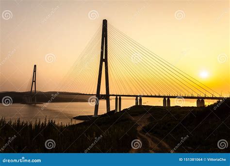 The Russky Bridge Russian Bridge Is A Bridge Across The Eastern ...