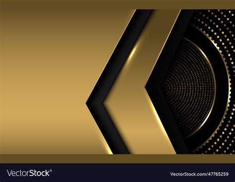 abstract luxury golden template design template vector image