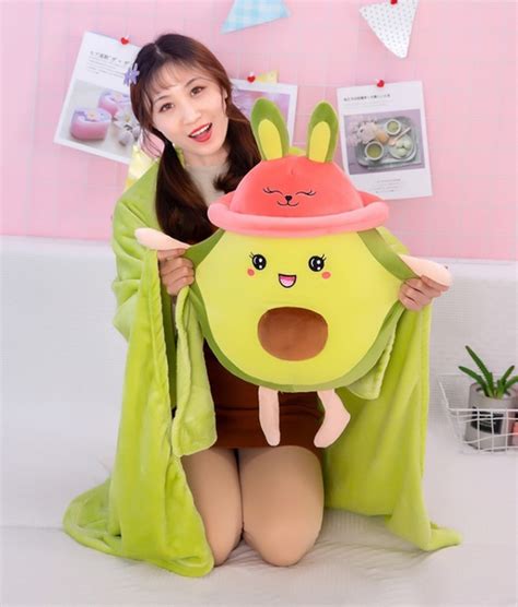 Плед-Подушка Игрушка Sofi Soft Авокадо зелёный 65 см – фото, отзывы ...