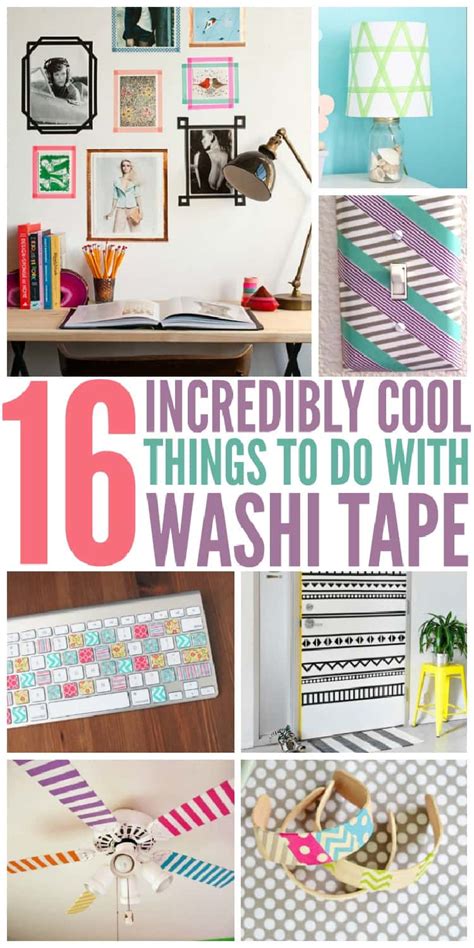 16 Incredibly Cool Things to Do with Washi Tape