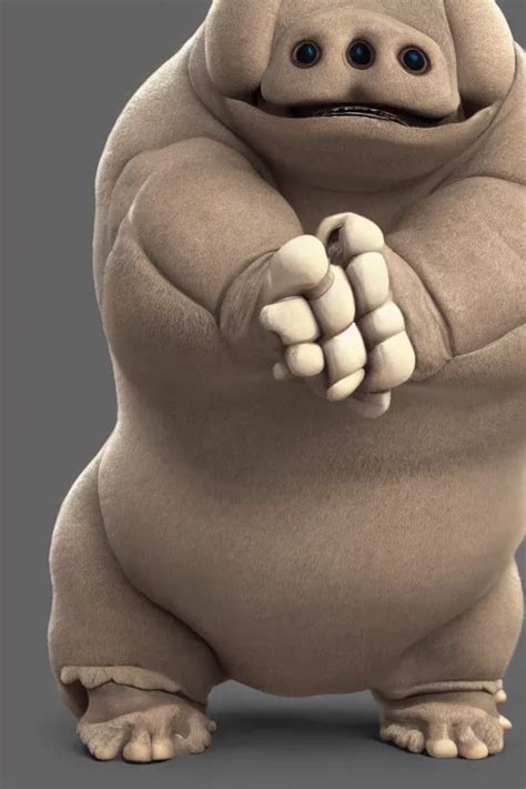 pixar style anthropomorphic tardigrade, high detail, | Stable Diffusion ... 