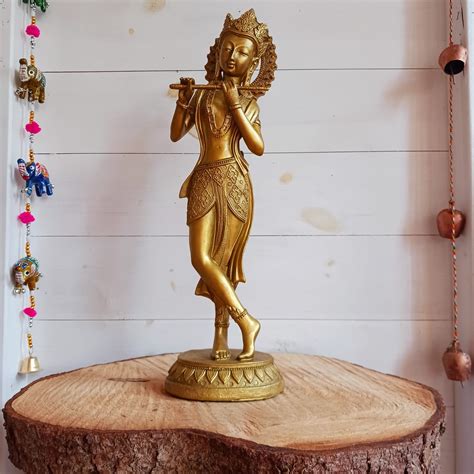 Lord Krishna Statue 37 cm resin Statue of Lord Krishna – The Buddha Buddha