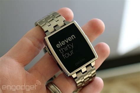 Pebble introduces the Steel, an all-metal smartwatch with an elegant ...