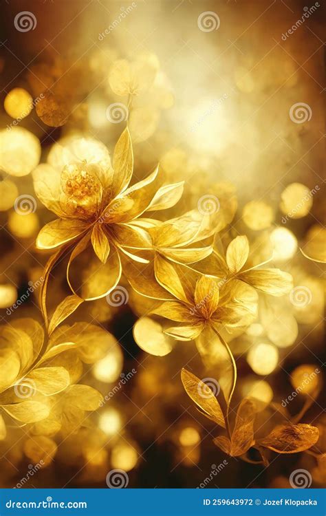 Golden Flower Wallpaper