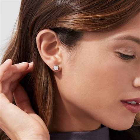 eternal elegance  timeless allure  diamond stud earrings