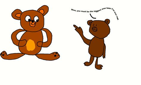 Bungle and his Cousin the peak a boo teddy bear by Alexfilms on DeviantArt