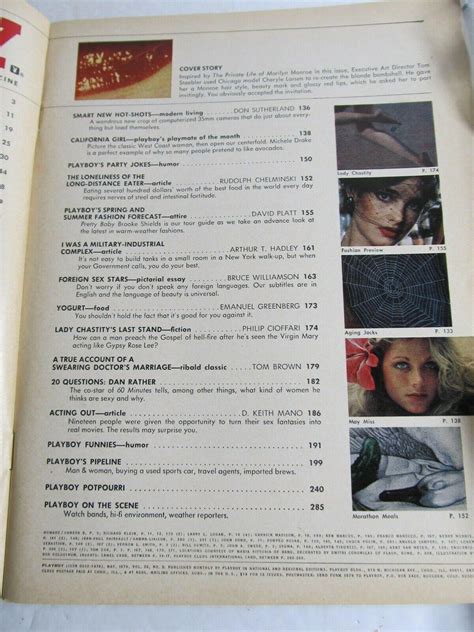 PLAYBOY Magazine May 1979 MARILYN MONROE Secret Life Vintage Back Issue