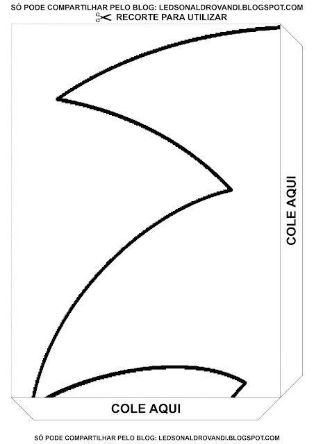 Desenho do Sonic em tamanho grande colorido e para colorir | Cabelo ...